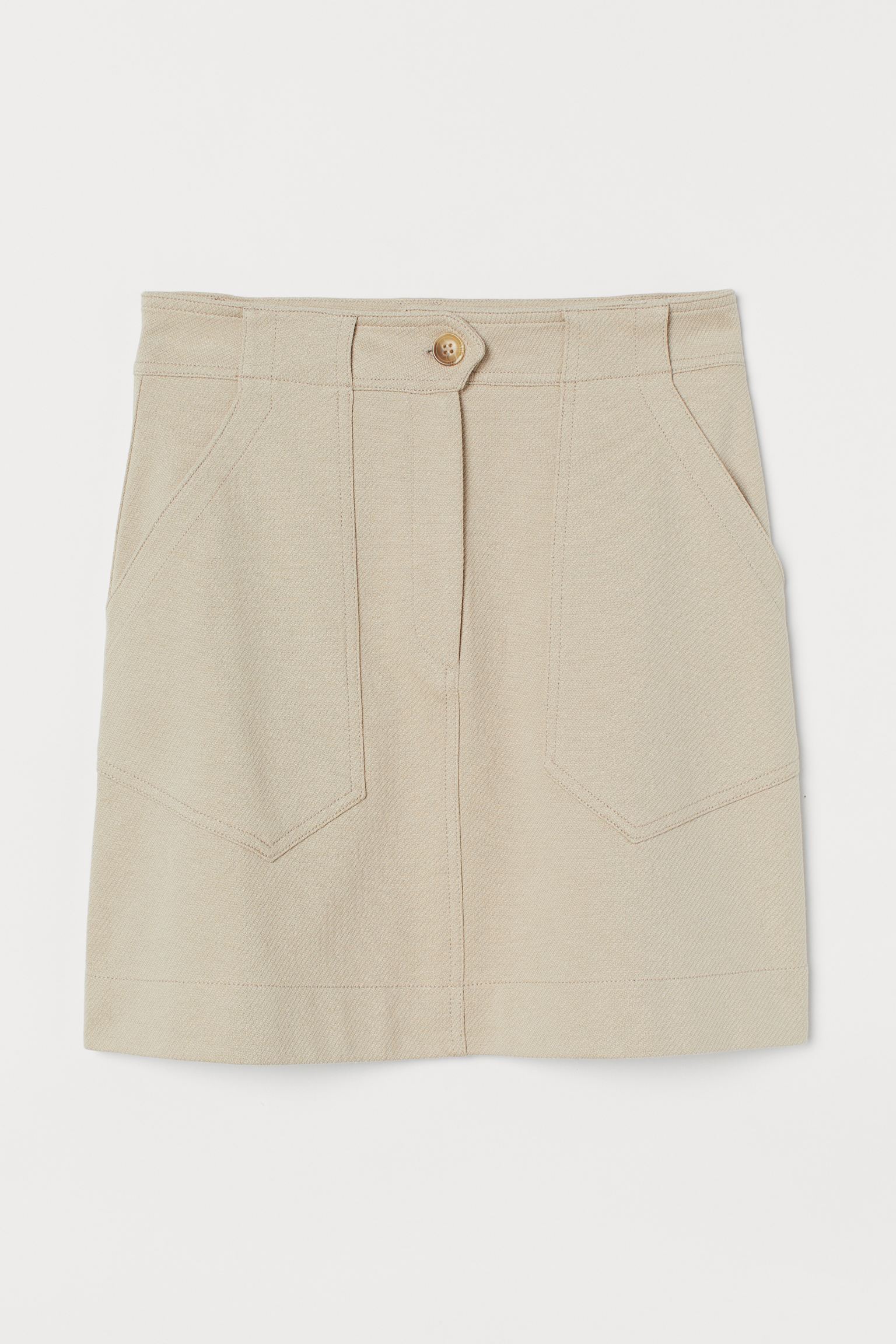 

Юбка H&M M светло бежевый 16048852391