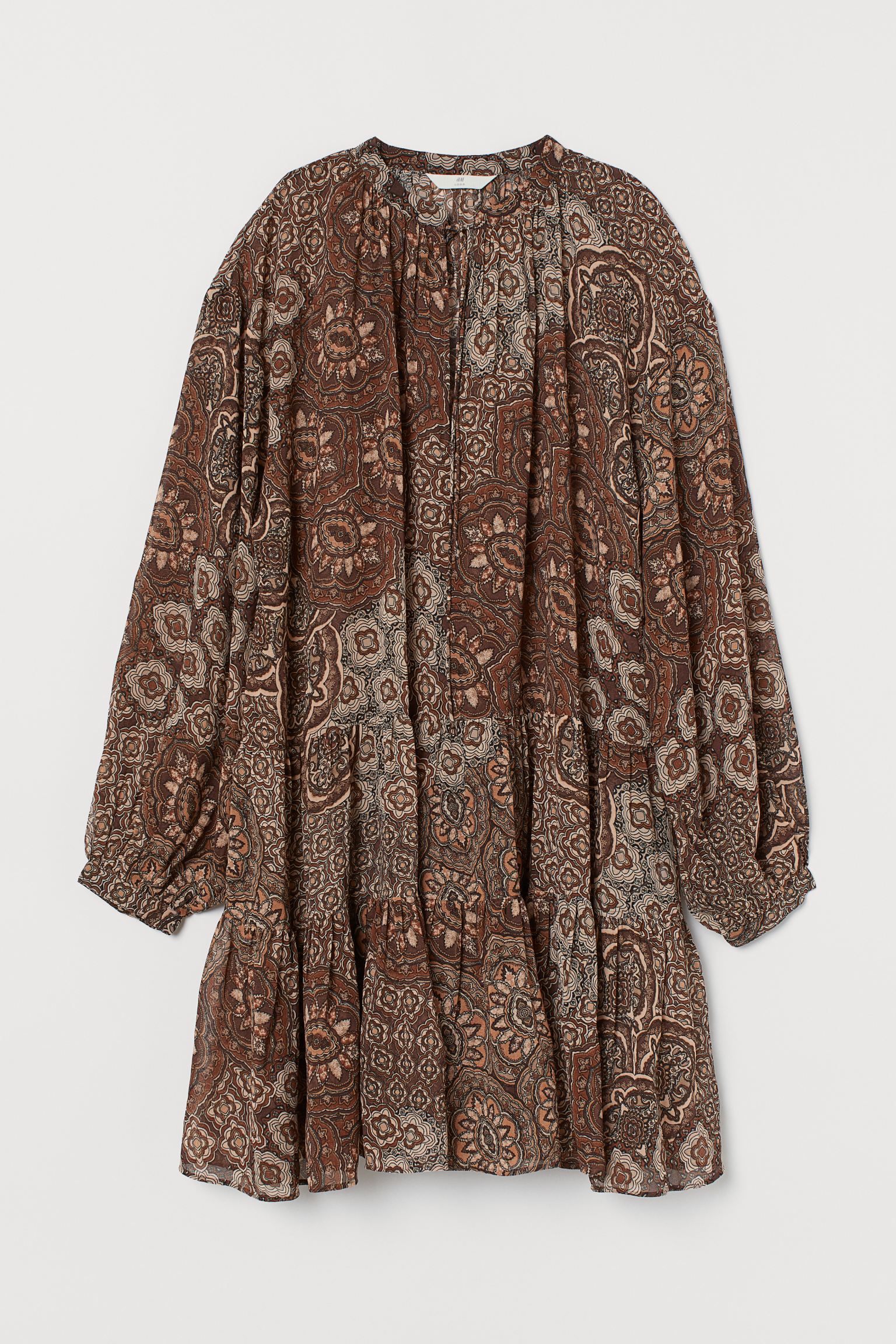 

Туника H&  коричневый 28037971190, Туника H&M M коричневый 28037971190
