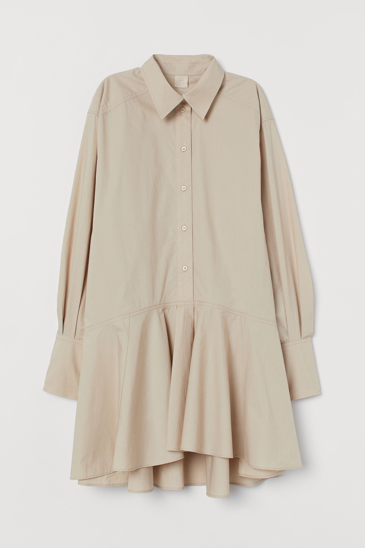 

Туника H&M S бежевый 21048583811