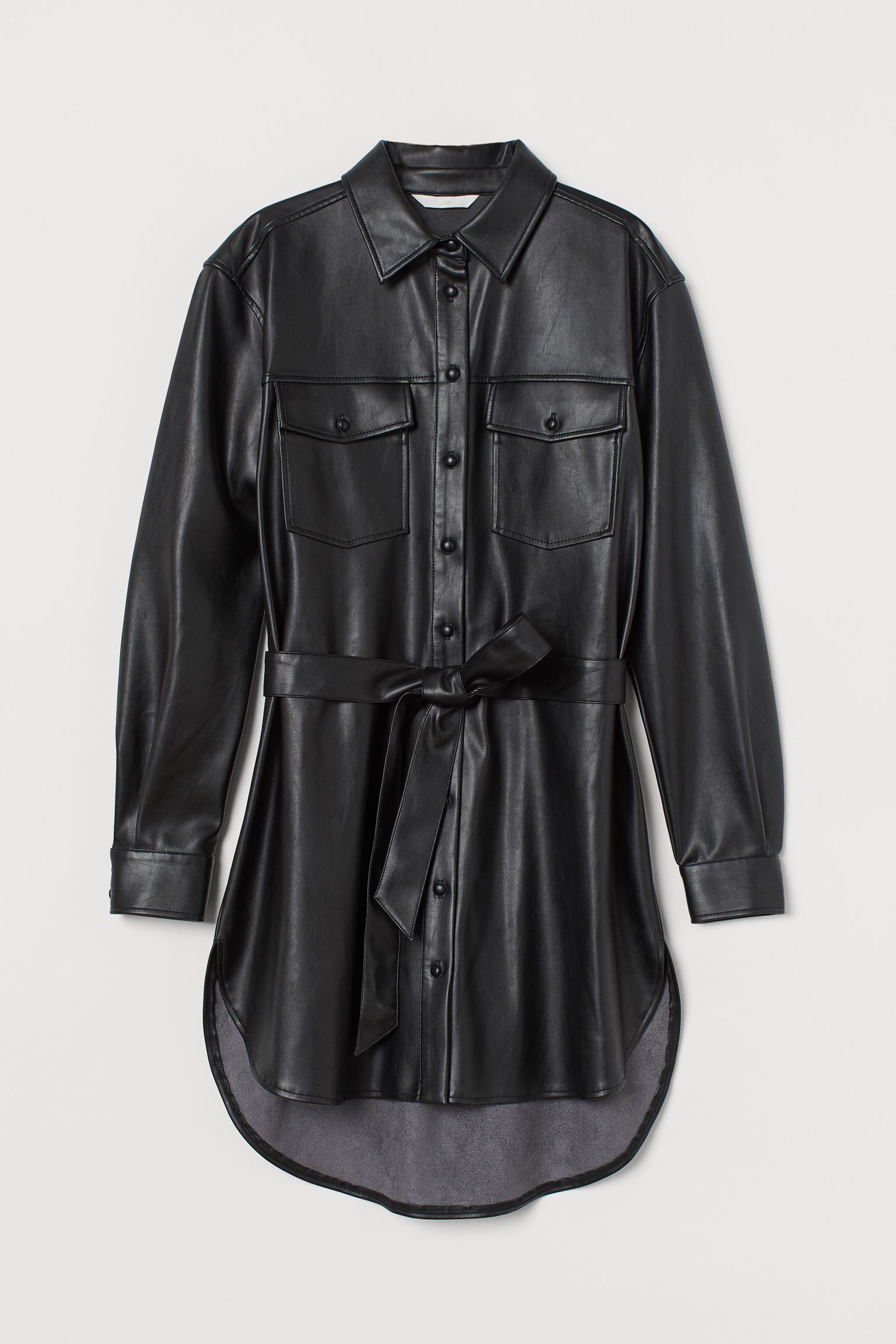 

Туника H&M M черный 18049237142