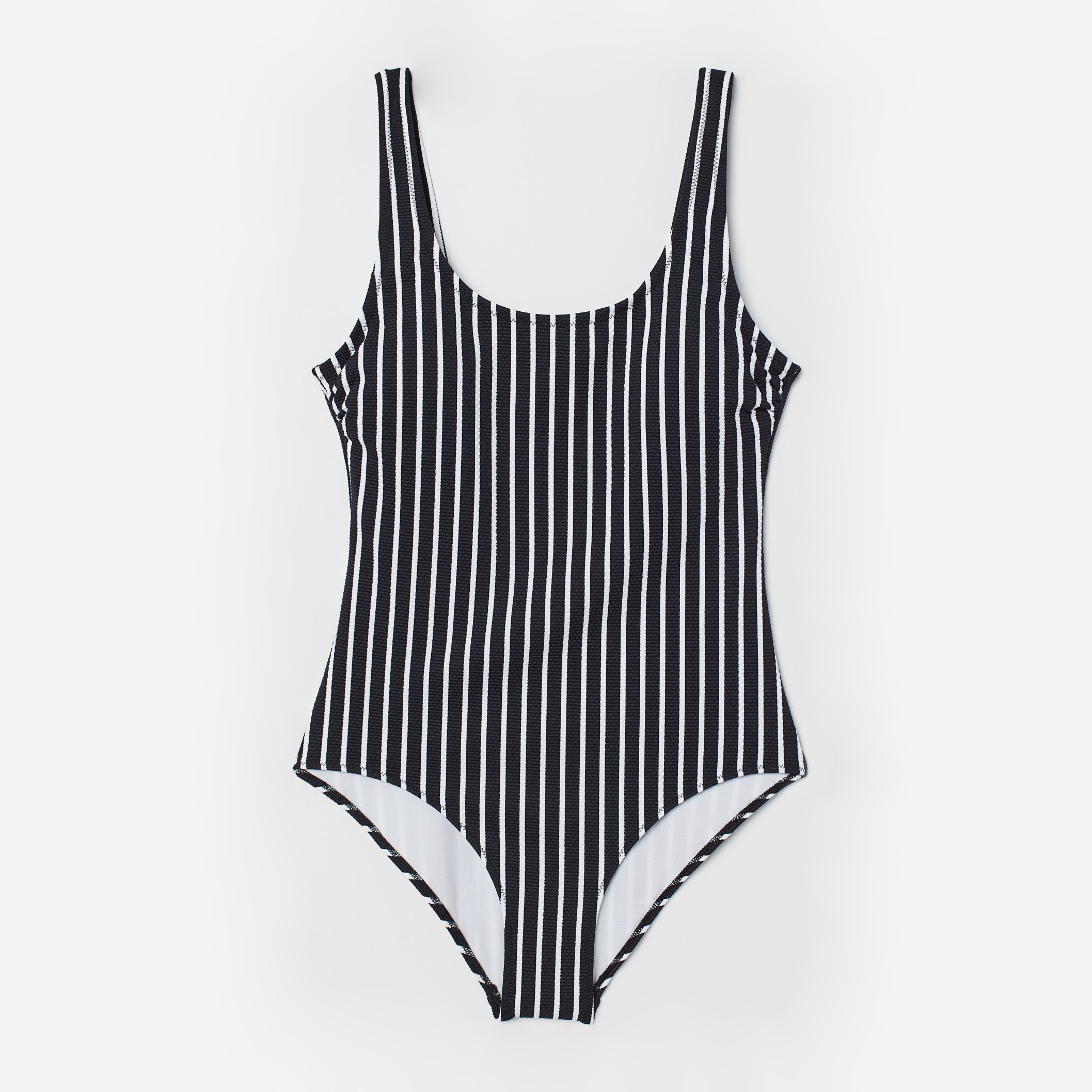 

Купальник слитный H&M 060559633 38 Черный с белым
