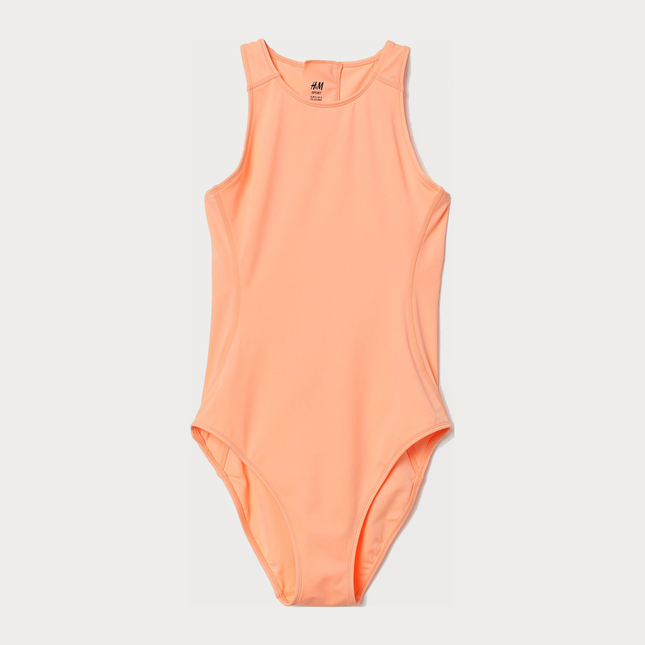 

Купальник слитный спортивный H&M 060666656 XS Абрикосовый
