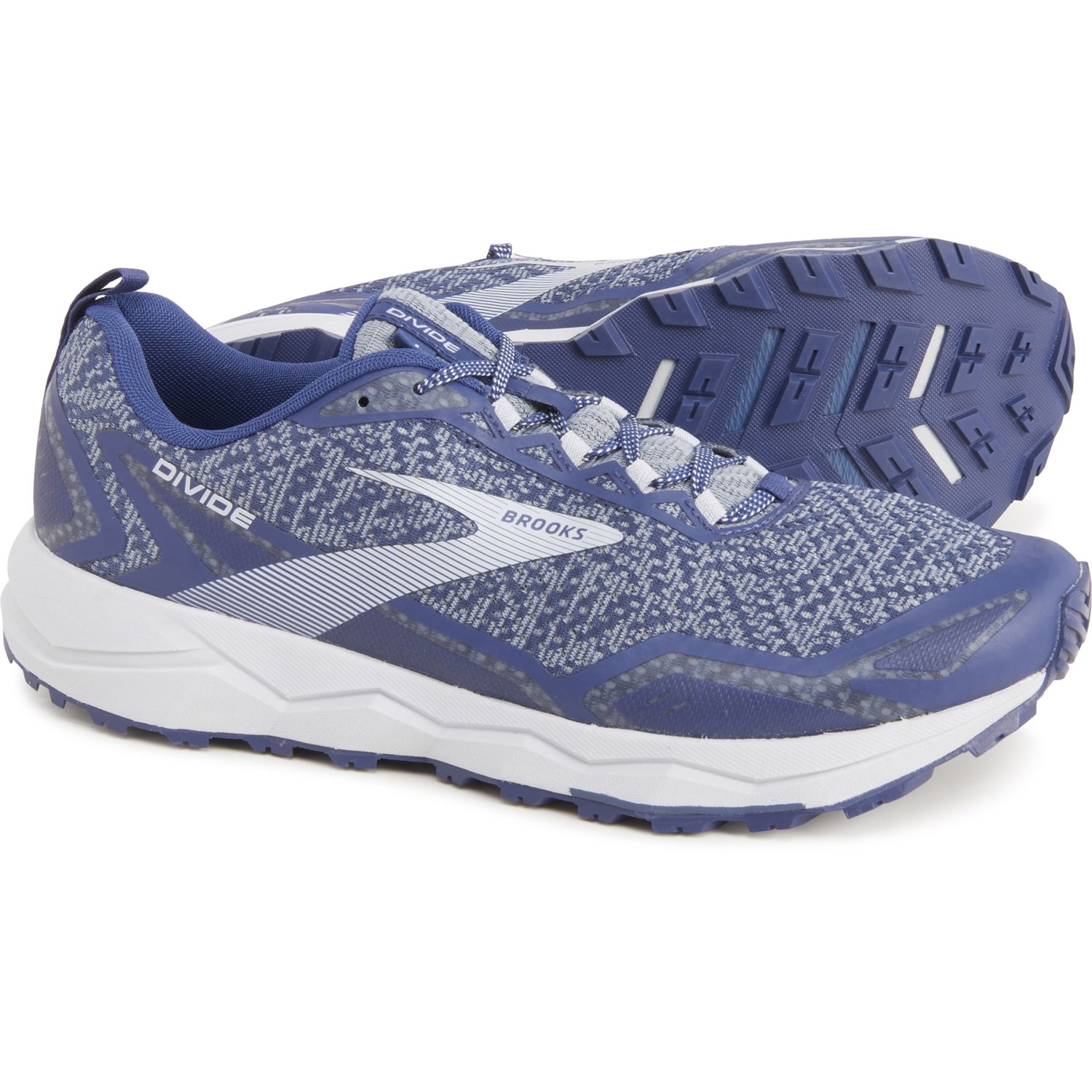 

Кроссовки Brooks Divide Trail Running Deep Cobalt/Grey/Blue, 45.5 (295 мм)