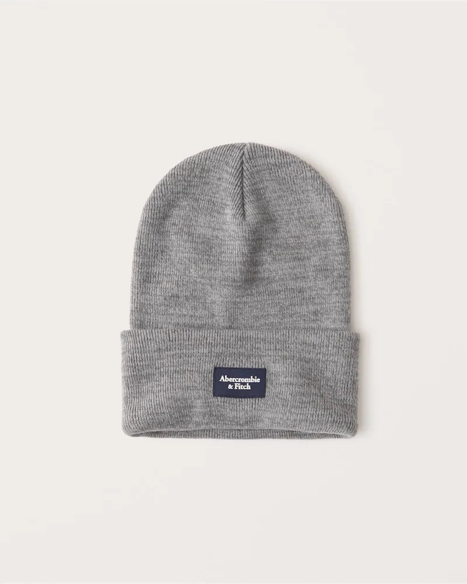 

Мужская шапка - зимняя шапка Abercrombie & Fitch AF8447M Один размер Серый