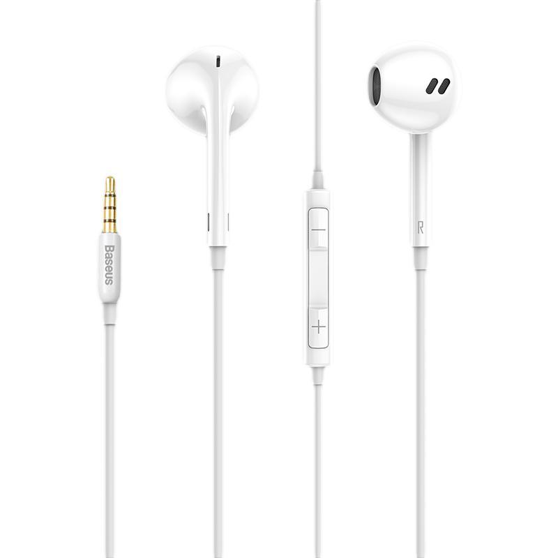 

HF MP3 Baseus H16 White with mic + button call answering + volume control (NGH16-02)