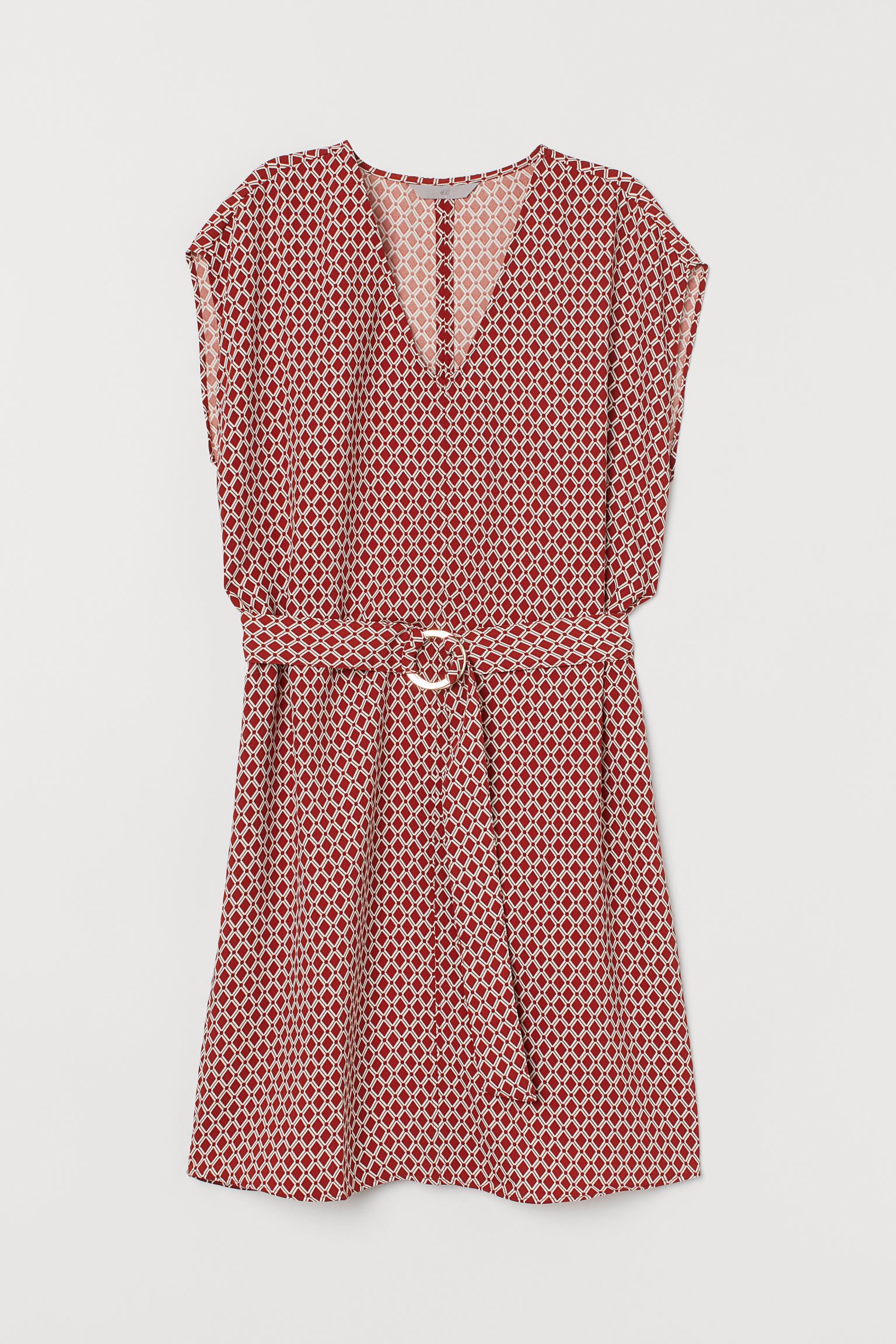 

Платье H&M 38 бело коричневый 11127664390