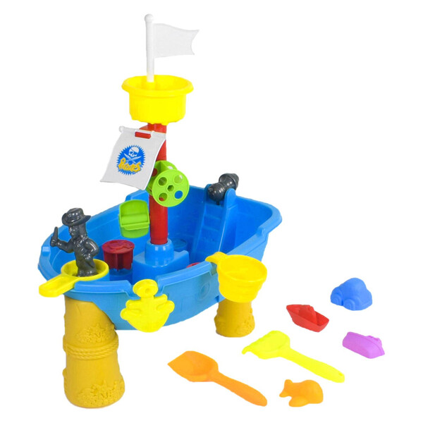 

Столик для песка и воды Jia Yu Toy Корабль детский игровой с пасочками Синий (8038366)