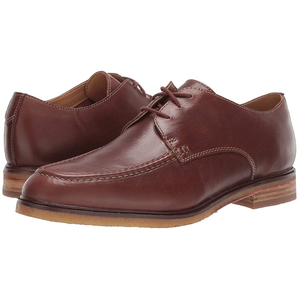 

Туфли оксфорды Clarks Clarkdale Apron Dark Tan Leather, 44 (285 мм)