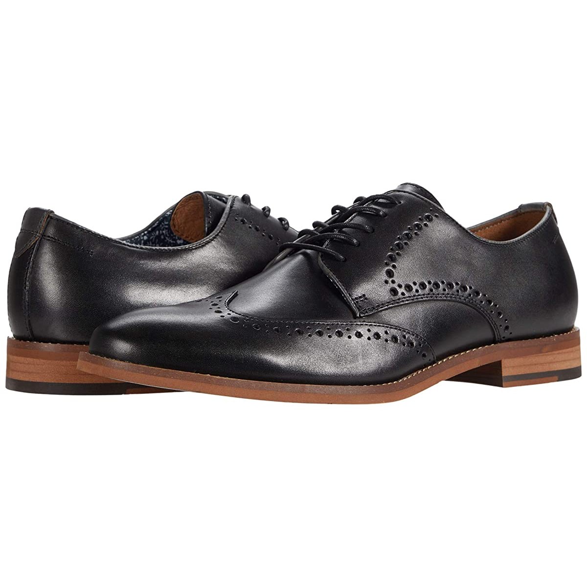 

Туфли оксфорды Johnston Murphy Haywood Wing Tip Black Full Grain Leather, 45 (295 мм)