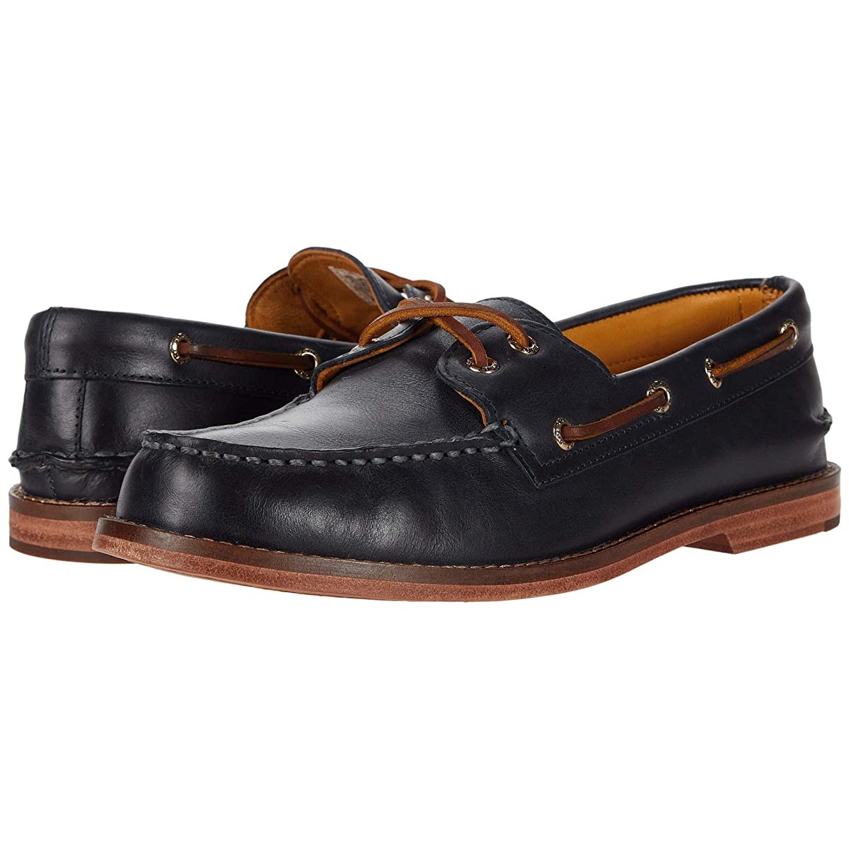 

Мокасины Sperry Gold Cup A/O 2-Eye Leather Sole Wild Blue, 40 (255 мм)