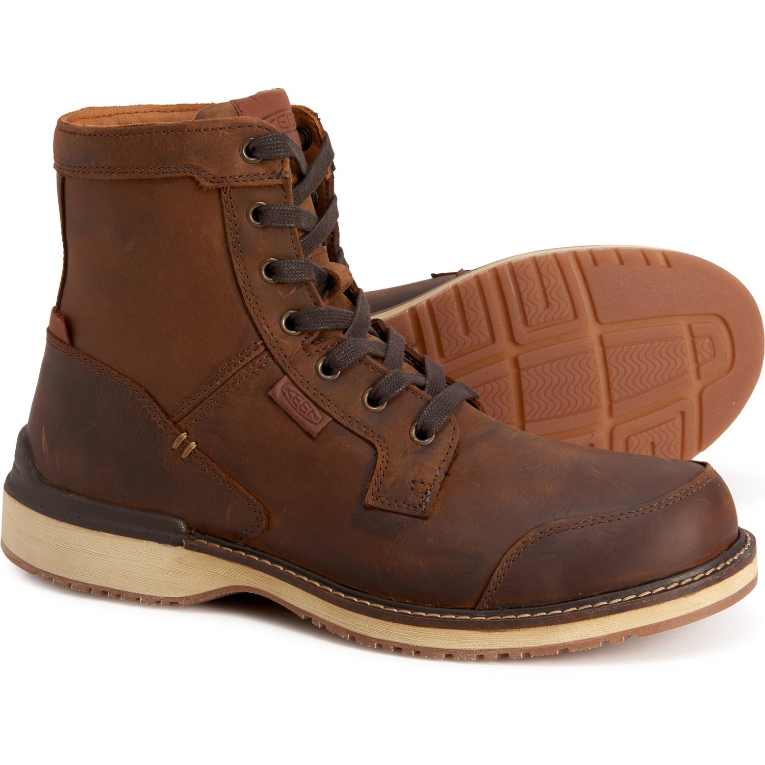 

Ботинки Keen Eastin - Leather Veg Brown, 44 (285 мм)