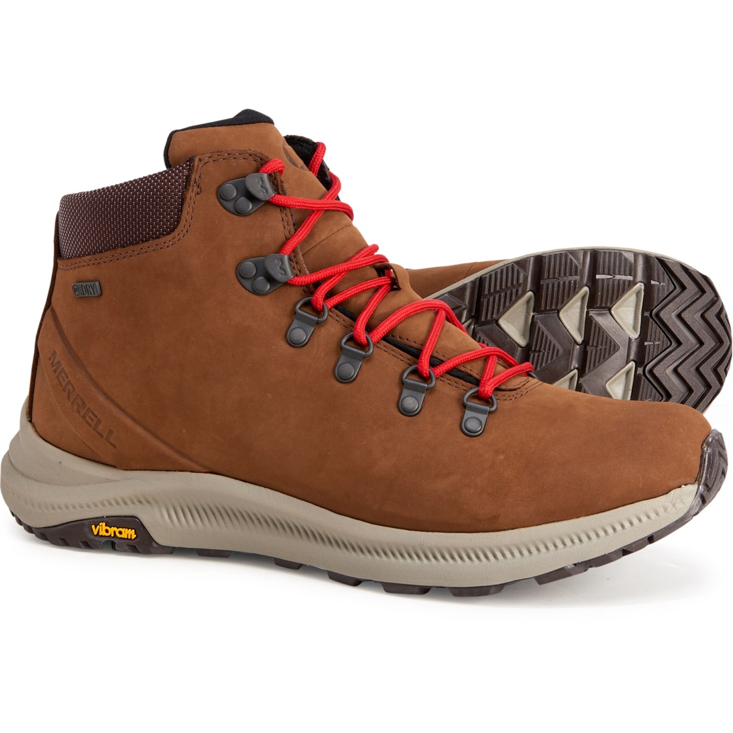 

Ботинки Merrell Ontario Mid - Waterproof, Leather Dark Earth, 48 (310 мм)