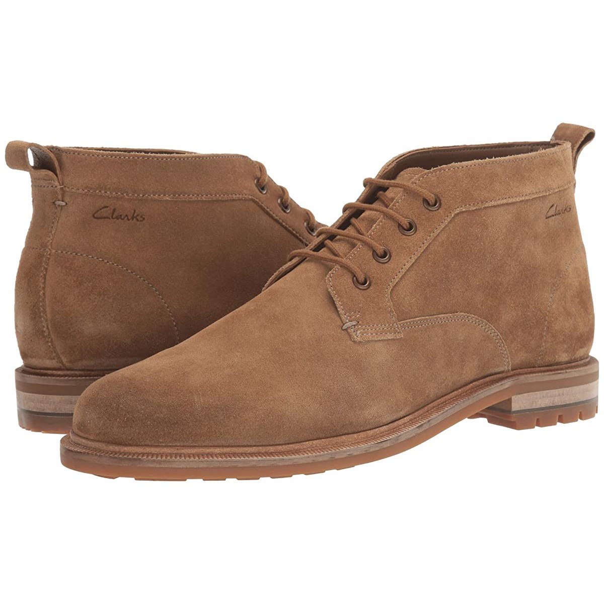 

Ботинки Clarks Foxwell Mid Dark Sand Suede, 47 (310 мм)