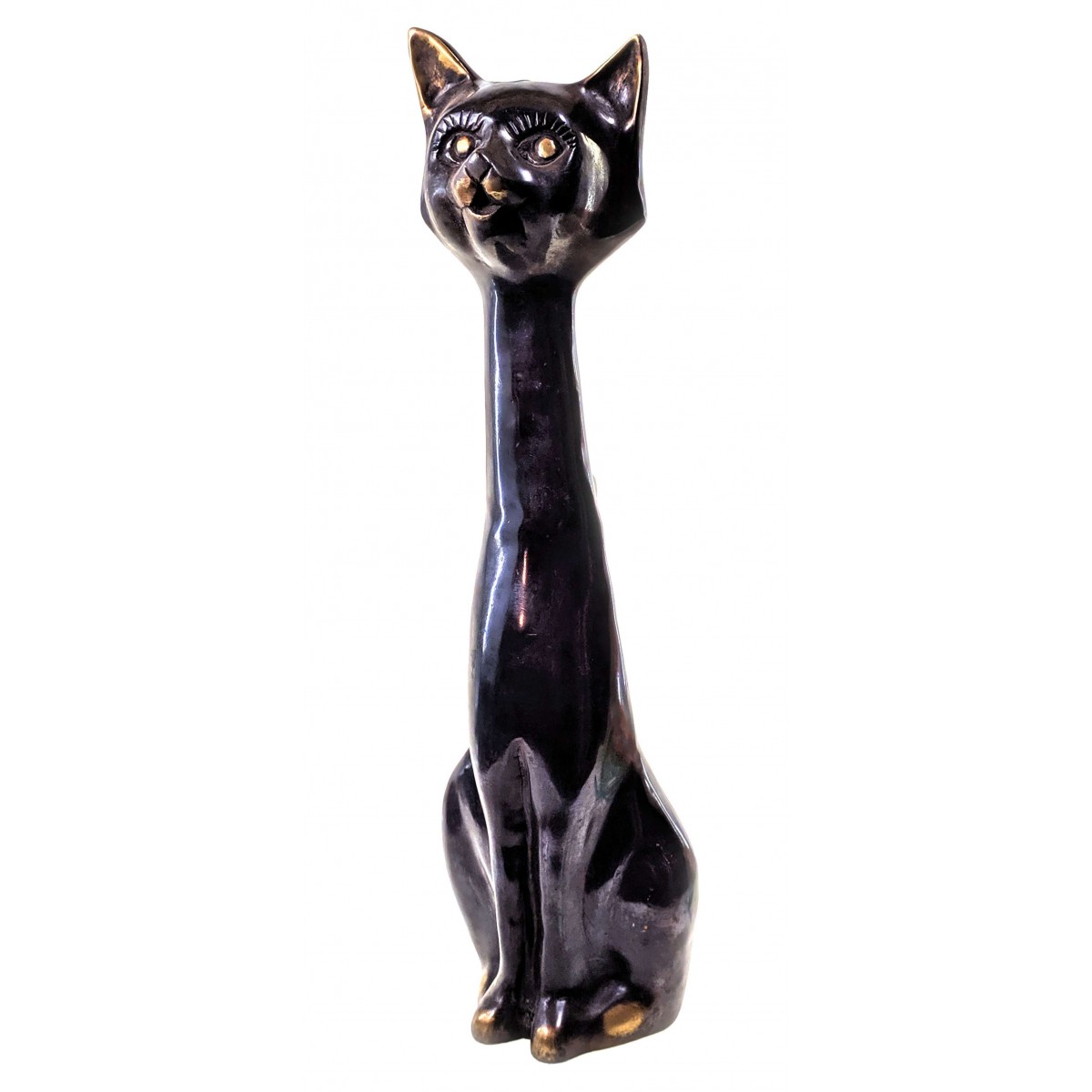 

Статуэтка Кошка бронзовая (42х15х11 см) 1185