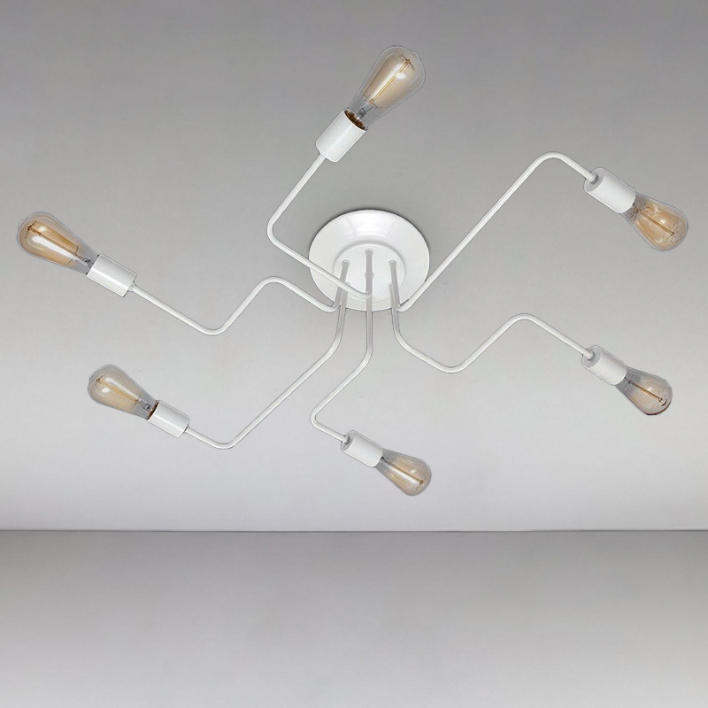 

Люстра стельова Light House LS-13174-6 WT біла