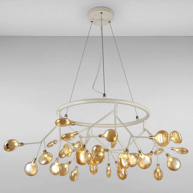 

Люстра підвісна молекула Light House LS-15231-36 GD + WH золото