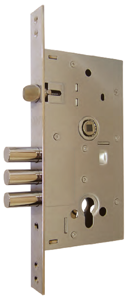 

Замок врізний MUL-T-LOCK 1-WAY DIN 354M NC UNIV BS60мм 85мм SP+планка