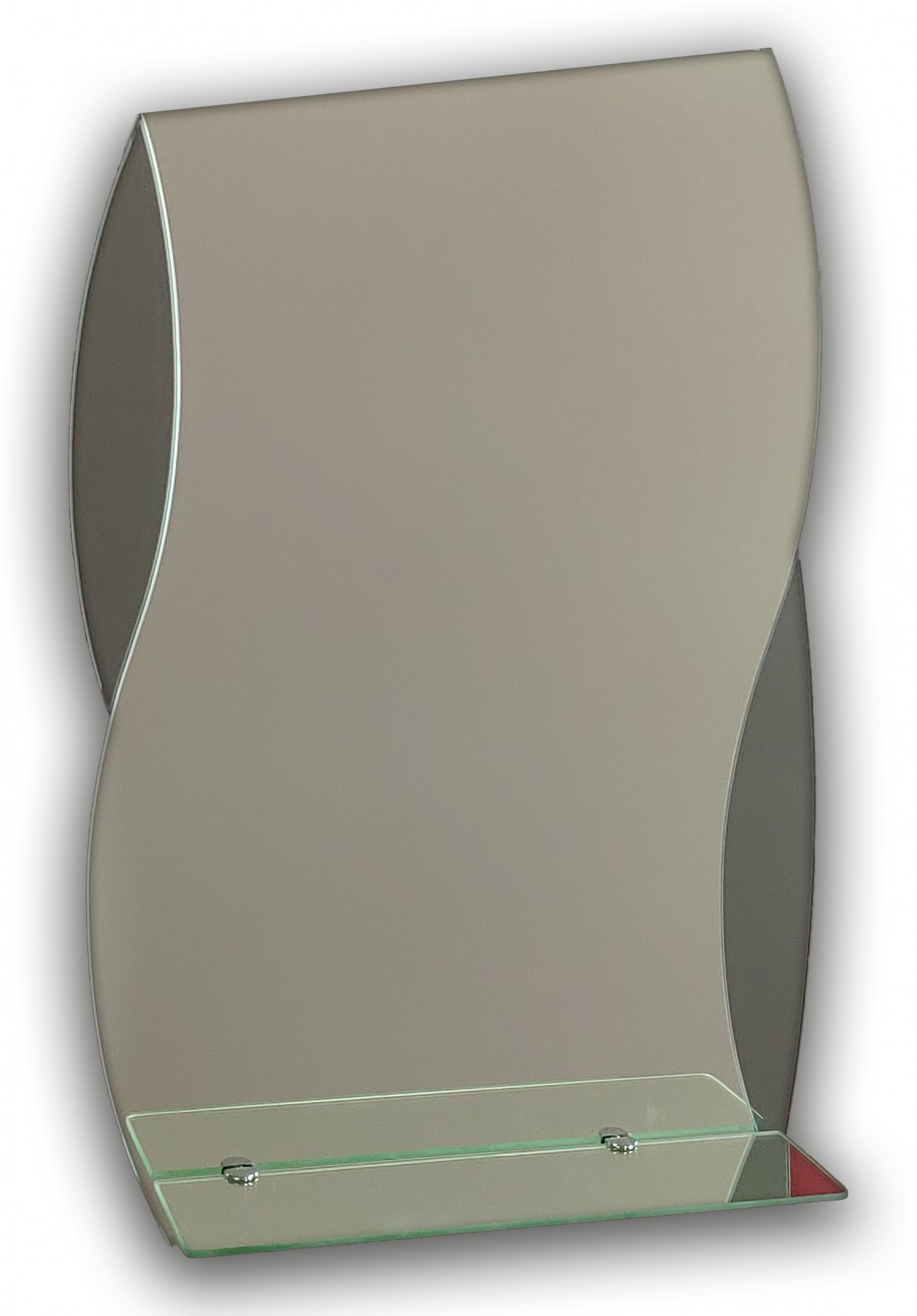 

Зеркало волнистое с полочкой Seria A № 47 (680х450x120 мм)