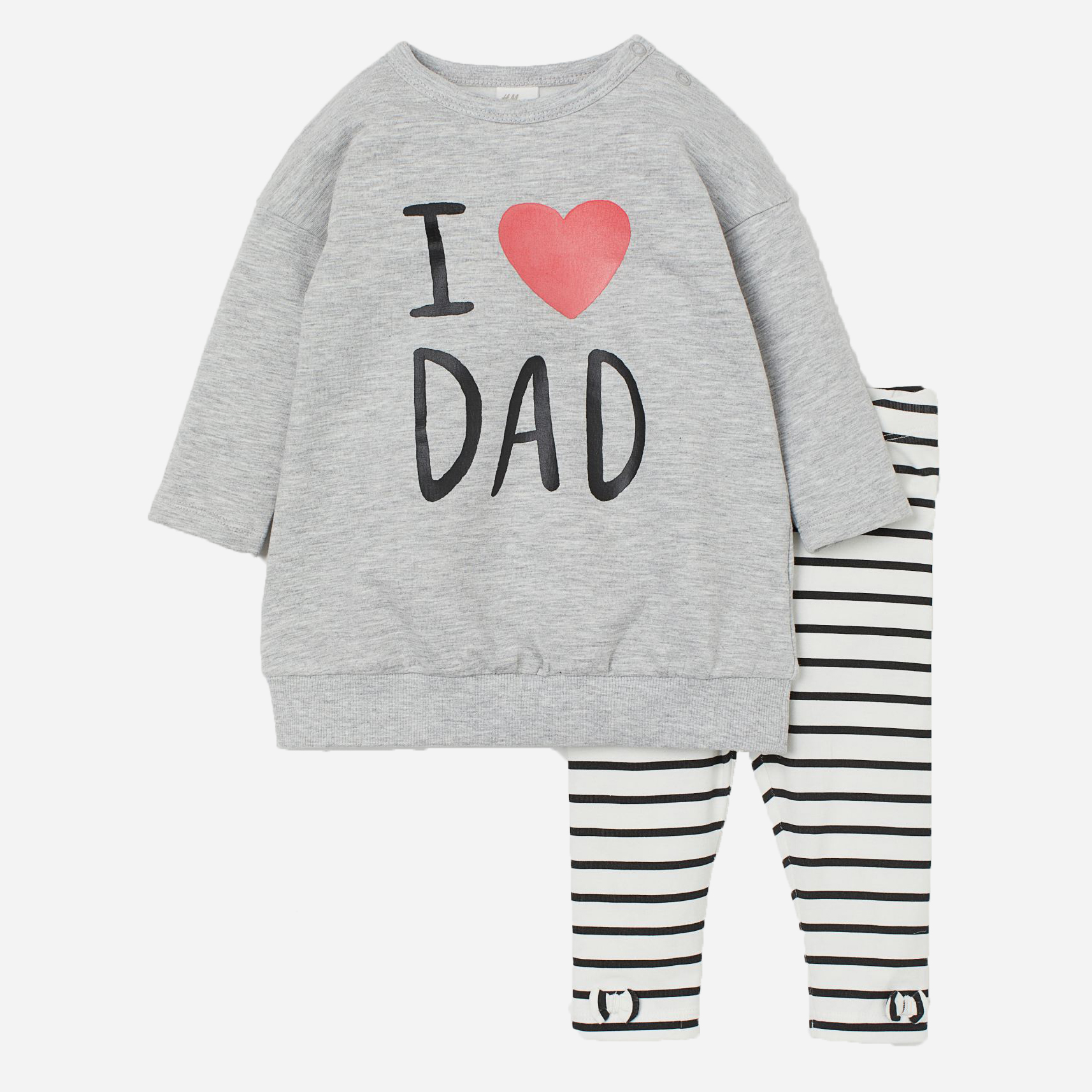 

Комплект (кофта+лосины) H&M 0825923 92 см Комбинированный