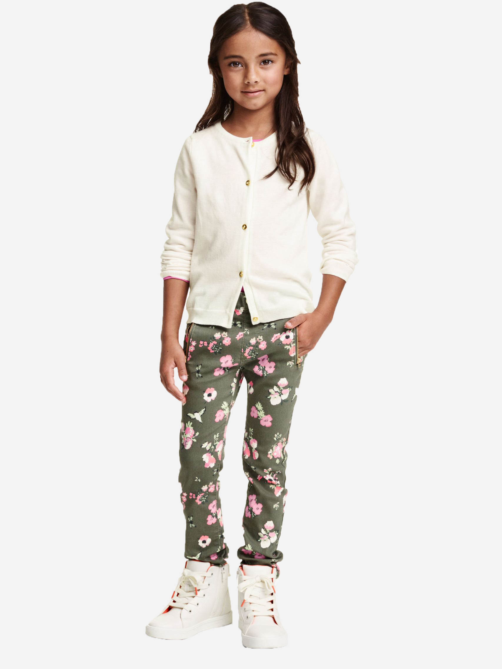 

Треггинсы H&M 0343069-3 128 см Хаки