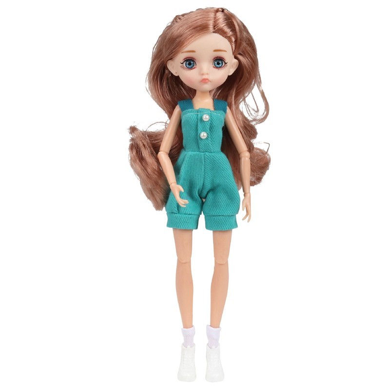 

Кукла BJD с 3D глазами голубого цвета, светлые волосы 28 см K010