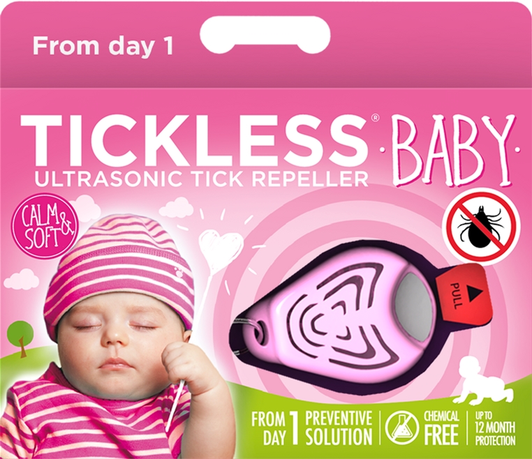 

Ультразвуковое устройство от клещей Tickless Baby Pink