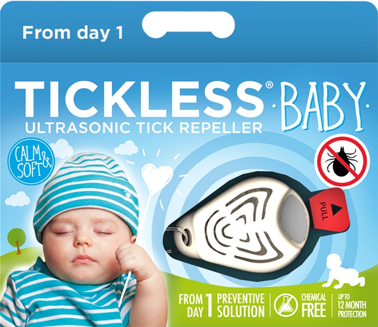 

Ультразвуковое устройство от клещей Tickless Baby Beige
