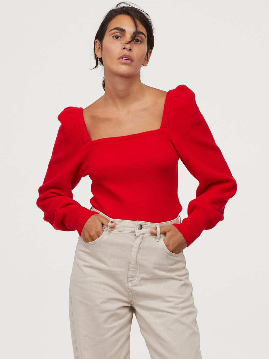 

Джемпер H&M 1503-9155292 L Красный