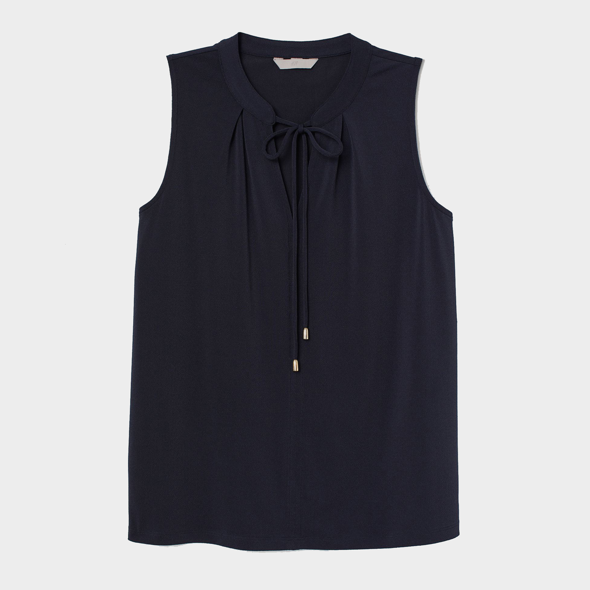 

Блузка H&M 1904-7447030 L Темно-синяя