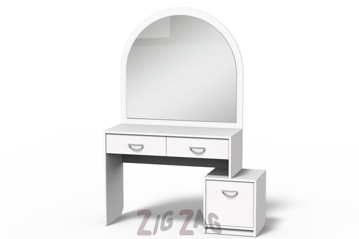 

Туалетный столик Тиса БС-09 Белый матовый