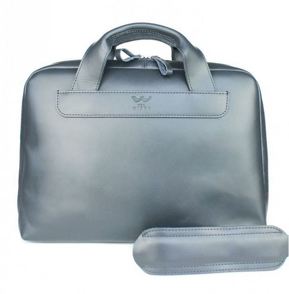 

Кожаная женская сумка Attache Briefcase синий TW-ATTACHE-BRIEFCASE-BLUE-KSR