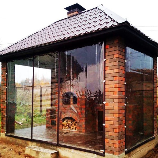 

Мягкое стекло для окон, беседок, теплиц, террас Soft Glass Мягкое окно толщина 0,4 мм (1.6х1,4м) Прозрачное