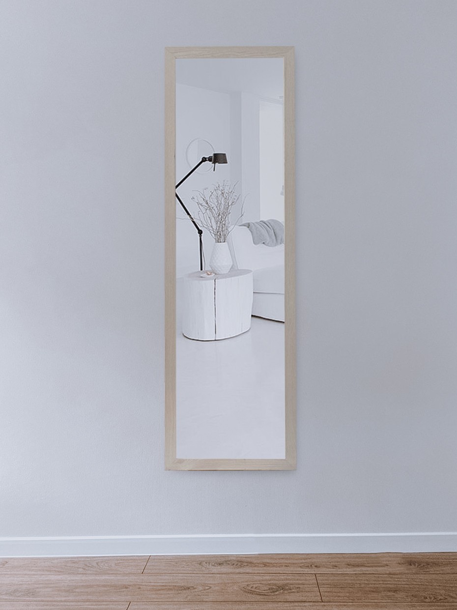 

Зеркало настенное в деревянной раме HomeDeco Вайс 150х40