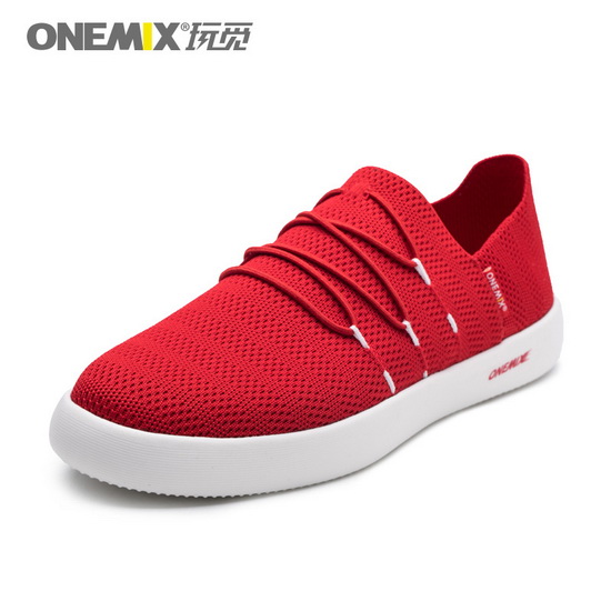

Мужские кеды ONEMIX MEN SLIP-ON KNITED/RED Color размер 43
