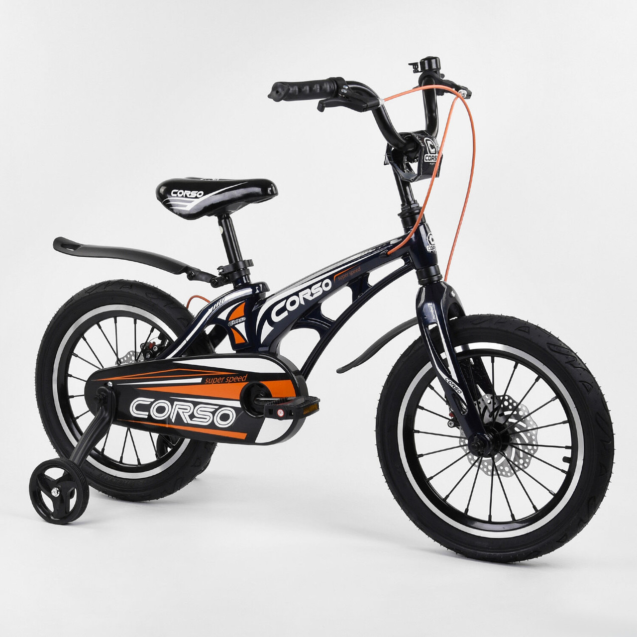 

Велосипед CORSO MG-16529 16 дюймов (магниевая рама, дисковые тормоза)