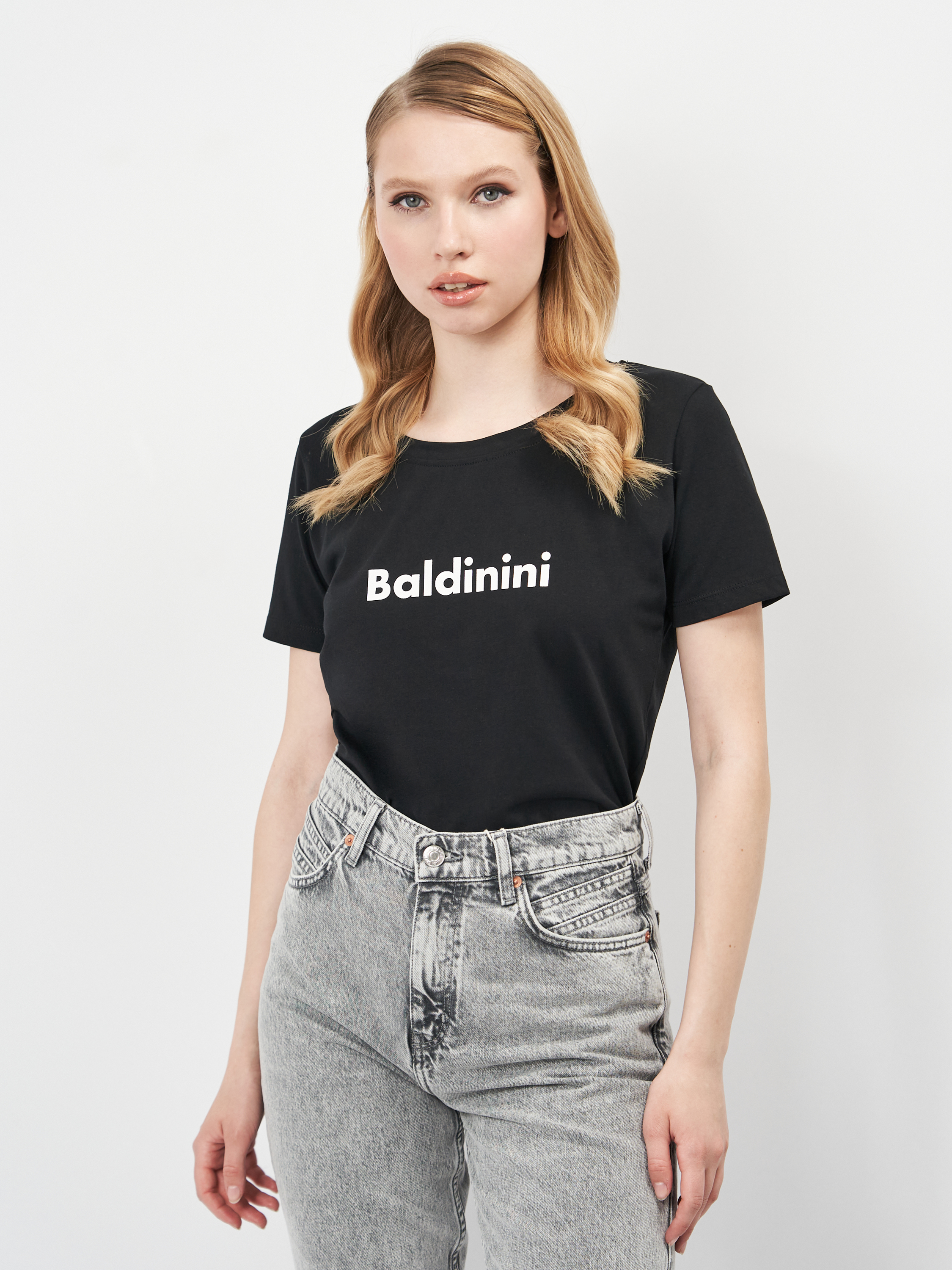 

Футболка Baldinini A1DTS01B TEJ006  N0000-Nero, Футболка Baldinini A1DTS01B TEJ006 S N0000-Nero