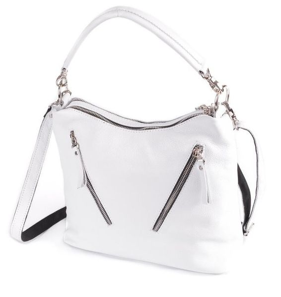 

Женская кожаная сумка Камелия М280 white