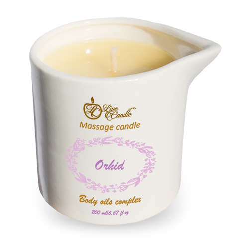 

Массажная свеча Live Candle Орхидея Люкс 200 мл