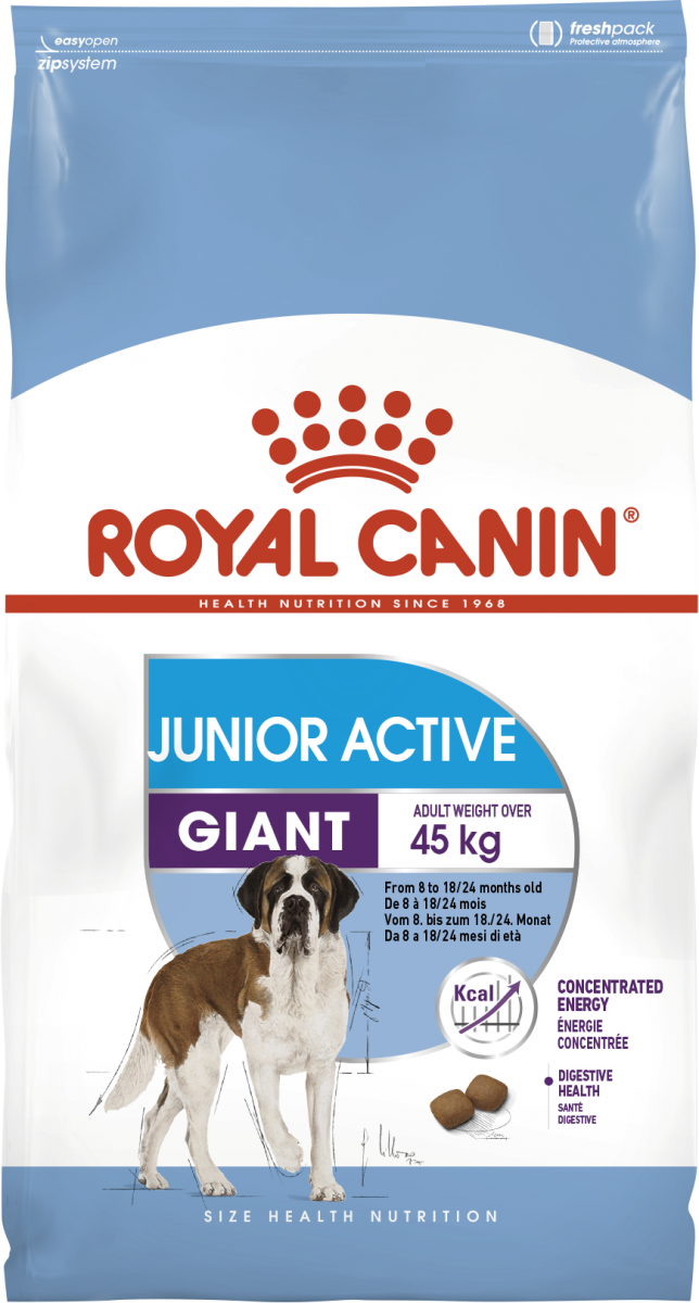 

Сухой корм для щенков Royal Canin Giant Junior Active 15 кг