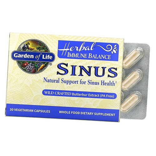 

Herbal Immune Balance Sinus Garden of Life 30вегкапс (71473004)