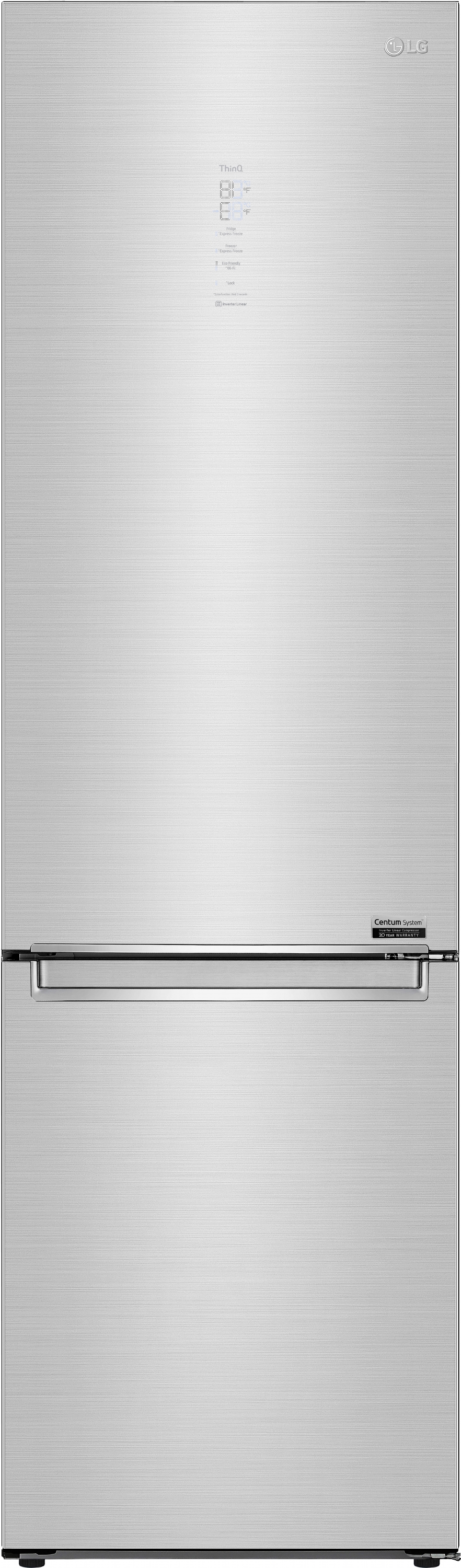 Акція на Двухкамерный холодильник LG GW-B509PSAP від Rozetka UA