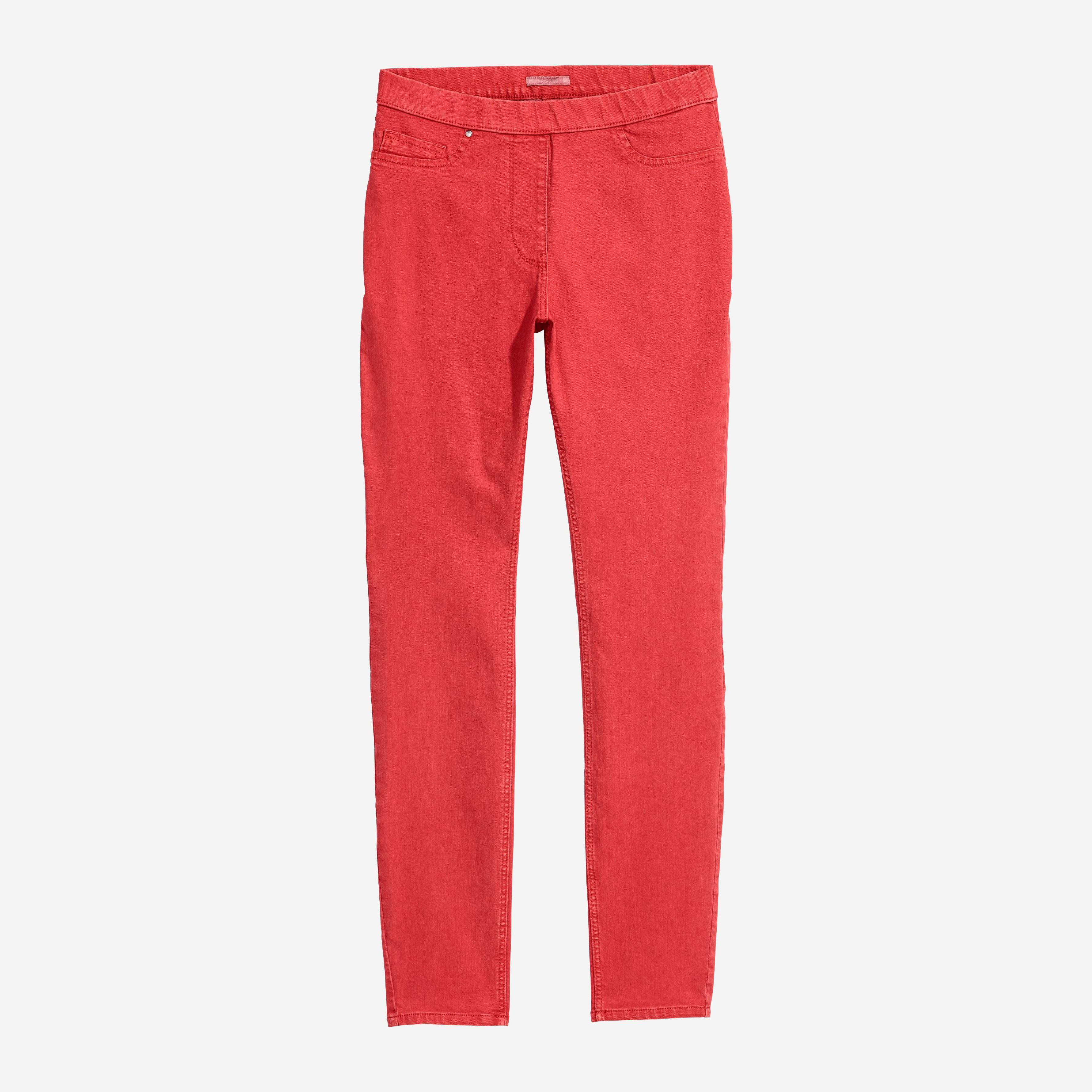 

Джеггинсы H&M 2996686 50 Красные