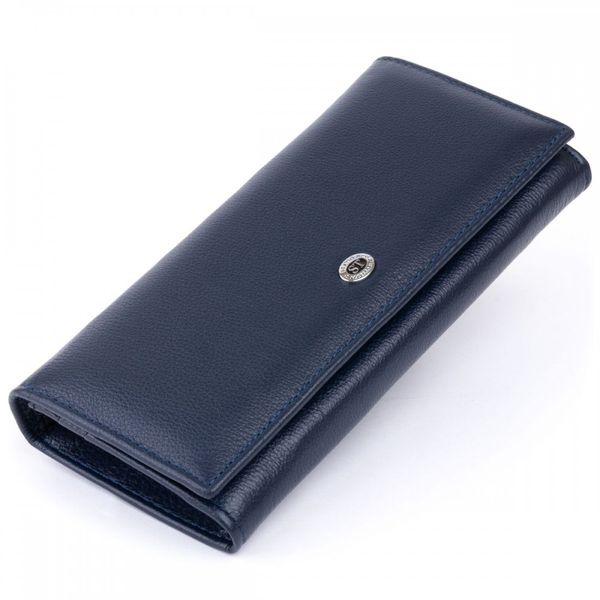 

Женский кожаный кошелек ST Leather 19241 Темно-синий