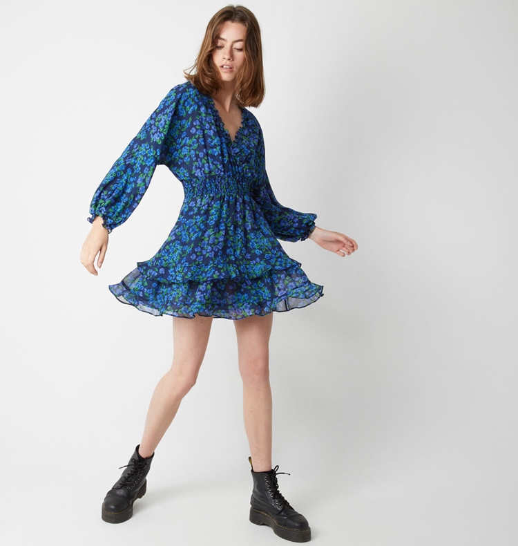 

Платье женское мини Lobelia Berni Fashion (S) Синий