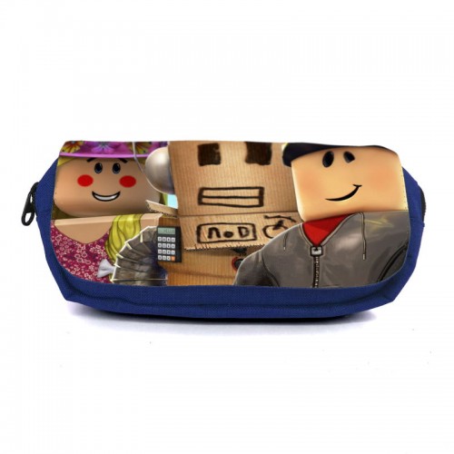 

Школьный пенал Роблокс органайзер универсальный (Roblox-005-blue) синий