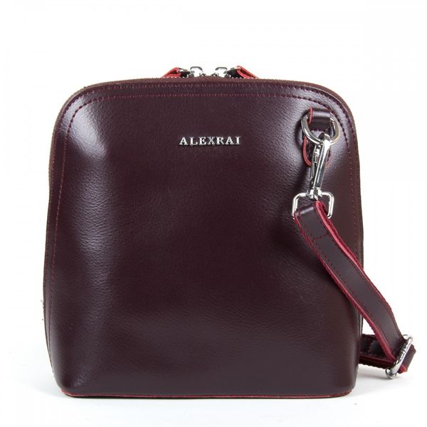 

Женская кожаная сумка ALEX RAI 05-01 8803 burgundi