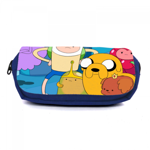 

Школьный пенал Время приключений органайзер универсальный (Adventure time-003-0-blue) синий