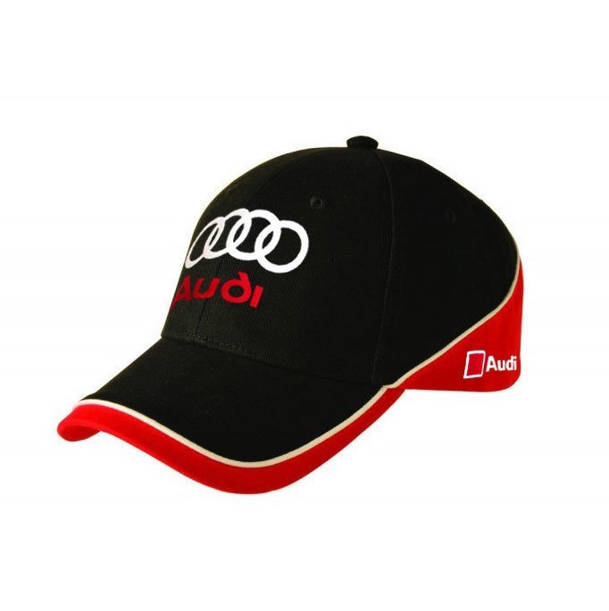 

Кепка бейсболка AUDI р.56-62 черно-красная
