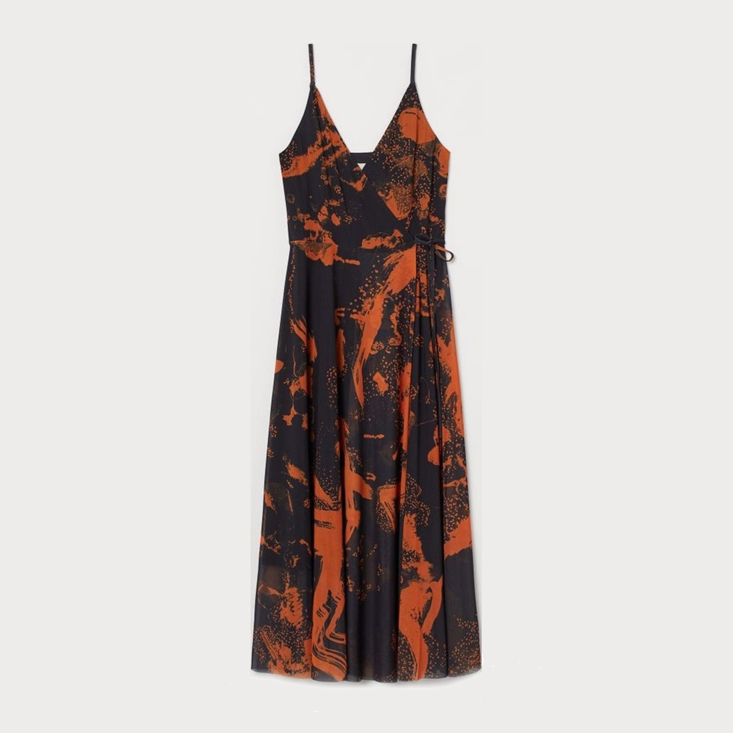 

Платье H&M 060916031 М Синее с оранжевым
