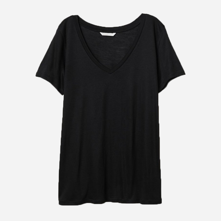 

Футболка H&M 060568137  Черная, Футболка H&M 060568137 S Черная